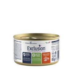 EXCLUSION DIET CAT INTESTINAL MAIALE E RISO 85GR