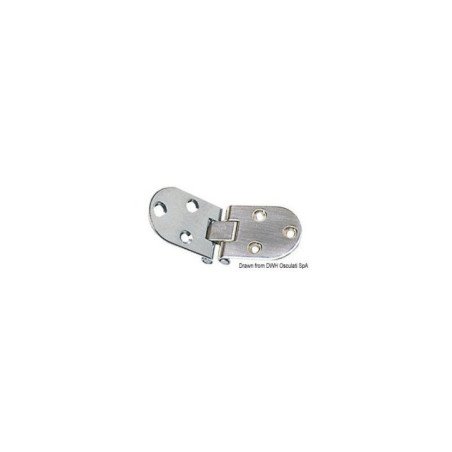 OSCULATI CERNIERA A FILO INOX 84X30MM