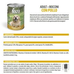 LEO'S POLLO E TACCHINO PUPPY LATTINE BOCCONI PER CUCCIOLI 415GR