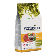 EXCLUSION MEDITERRANEO ADULT LARGE BREED MANZO 12KG