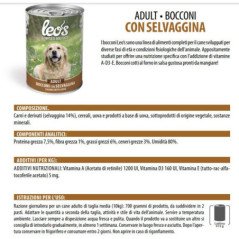 LEO'S POLLO E TACCHINO PUPPY LATTINE BOCCONI PER CUCCIOLI 415GR