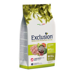 EXCLUSION MEDITERRANEO ADULT LARGE BREED POLLO 12KG