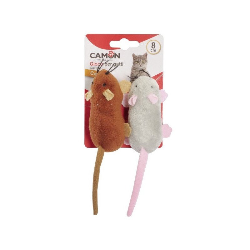 CAMON GIOCO TOPINI CON TASCA PER CATNIP
