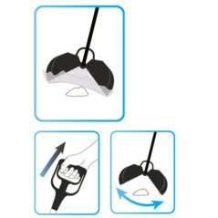 CROCI PALETTA PINZA RACCOGLI DEIEZIONI PER CANI