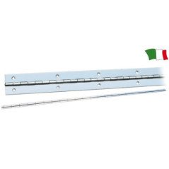 CERNIERA ACCIAIO INOX AL METRO FORATA 30X1MM