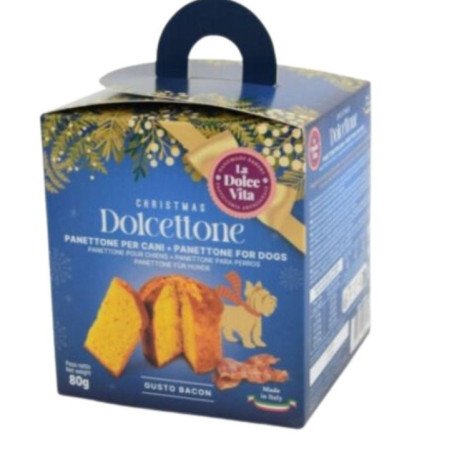 LEOPET CANE PANETTONE BACON 80GR