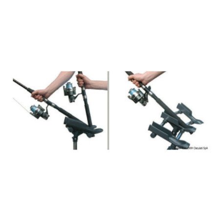 OSCULATI REGGI CANNE QUICKLIFT 2 POSTI PER TUBI 25MM