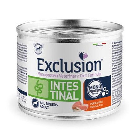 EXCLUSION DIET INTESTINAL MAIALE E RISO ALL BREED 200GR