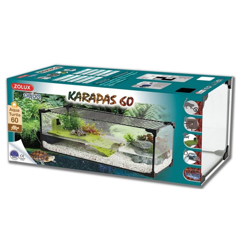 ZOLUX KARAPAS ACQUA 60 PRO TARTARUGHIERA BIANCA