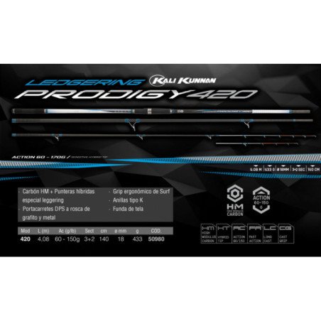 KALI KUNNAN CANNA PRODIGY SURF 4.20 MT 60-150GR