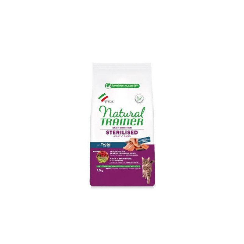 NATURAL TRAINER ADULT STERILISED CON TROTA