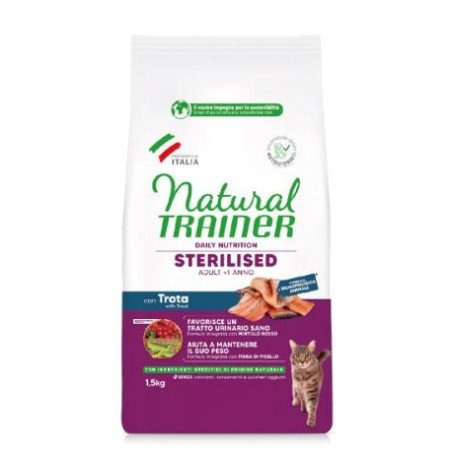 NATURAL TRAINER ADULT STERILISED CON TROTA