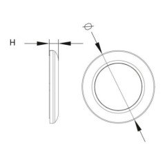 PLAFONIERA PUSH ON A 16 LED 12V