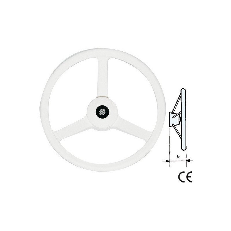 ULTRAFLEX VOLANTE A 3 RAZZE DIAMETRO 33 BIANCO