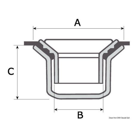 OSCULATI VALVOLA GRIGIA CON CORDINO ESTERNO