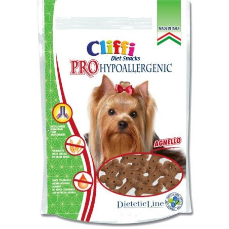 CLIFFI PRO HYPOALLERGENIC SNACK AGNELLO 100GR