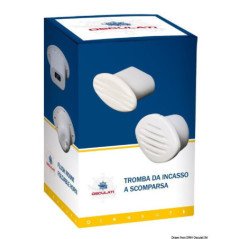 OSCULATI TROMBA AD INCASSO BIANCA 12V