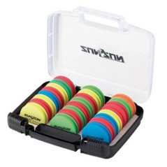 SUD PESCA CASSETTA CON 24 ROTOLINI IN EVA DA 65MM