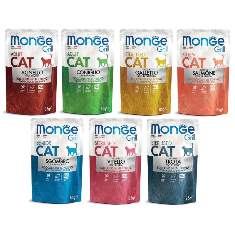 MONGE BUSTINE GRILL GATTO 85GR