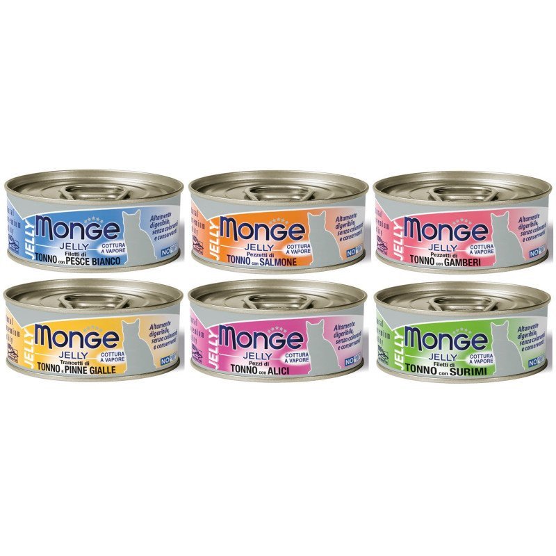 MONGE  GATTO JELLY GATTO 80GR