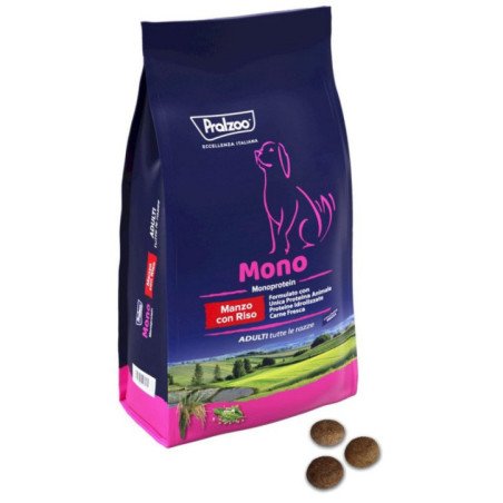PRALZOO CANE MONO ADULT MANZO CON RISO 10KG