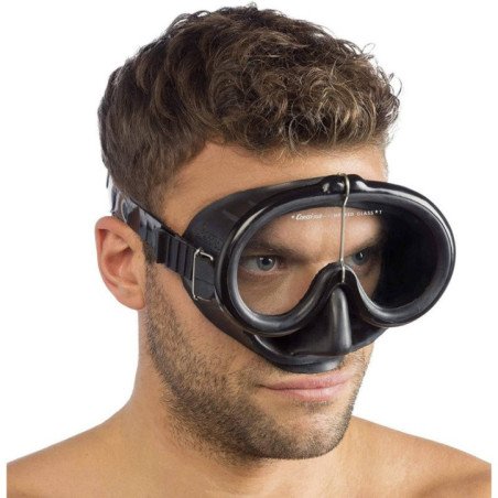 CRESSI SUB MASCHERA PINOCCHIO SILICONE NERA