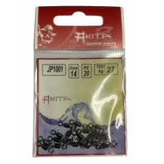 AKITA GIRELLA ROLLING 50PZ BLACK NICHEL