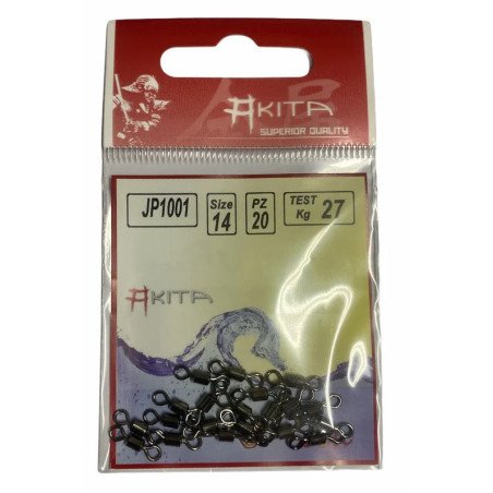 AKITA GIRELLA ROLLING 50PZ BLACK NICHEL