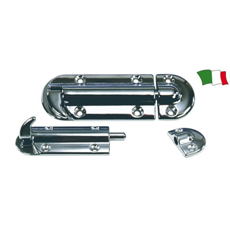 FS FERMAPORTA CON MOLLA IN OTTONE CROMATO