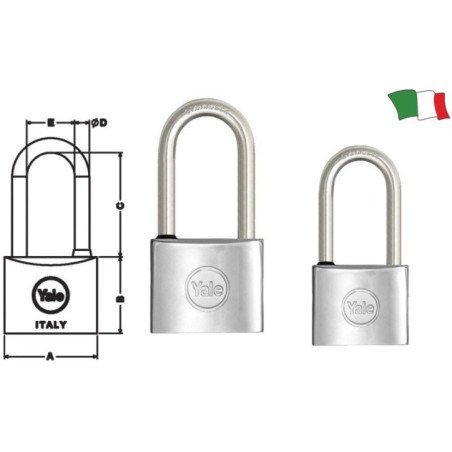 YALE LUCCHETTO MARINO ARCO LUNGO