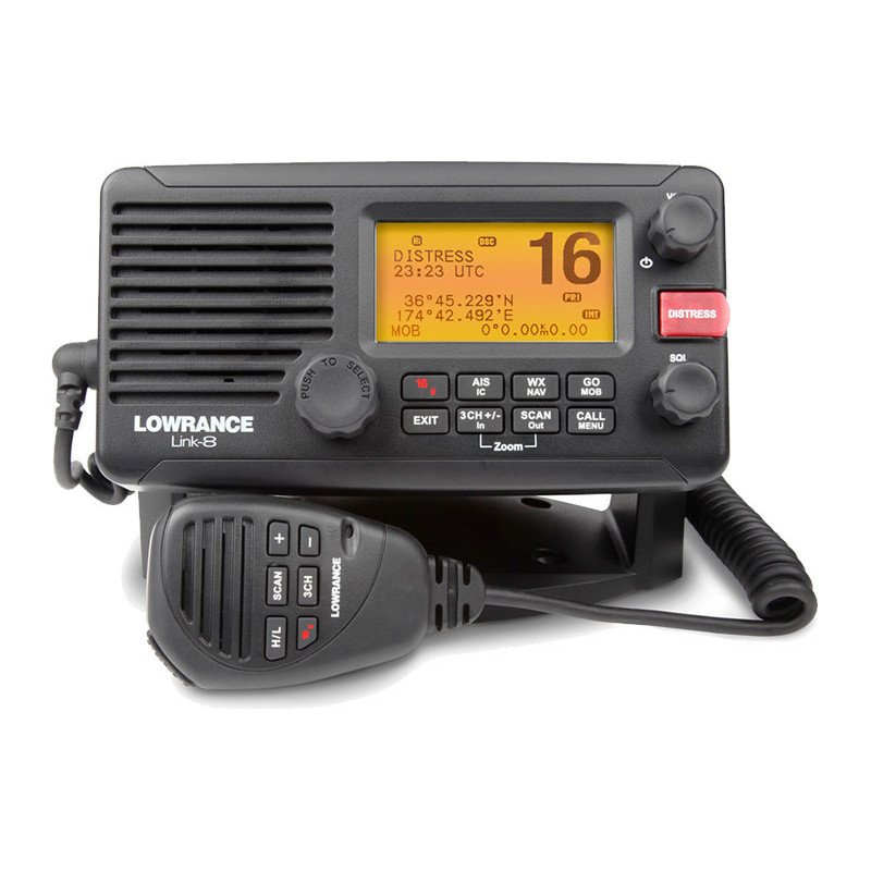 LOWRANCE LINK 8 VHF CON STEREO