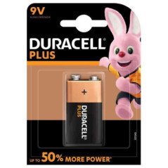 DURACELL PLUS POWER 9V TRANSISTOR