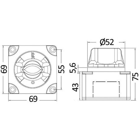 OSCULATI INTERRUTTORE/DEVIATORE BATTERIE 300A OFF-BOTH-2