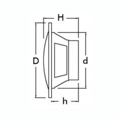 OSCULATI COPPIA CASSE STEREO DOPPIO CONO BIANCHE 6.5" 2X120W