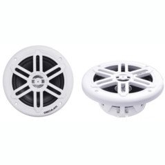 OSCULATI COPPIA CASSE STEREO DOPPIO CONO BIANCHE 6.5" 2X120W