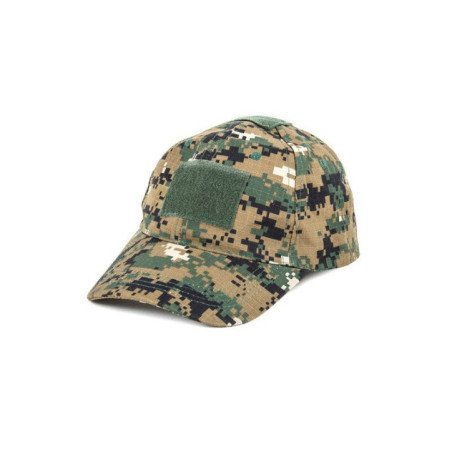 CAPPELLO MILITARE IN COTONE E POLIESTERE