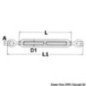 OSCULATI TENDITORE INOX 2 OCCHI