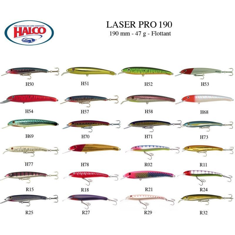 HALCO ARTIFICIALI LASER PRO 190 DD