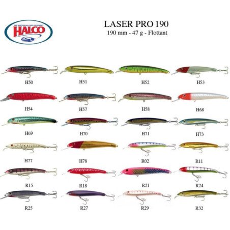 HALCO ARTIFICIALI LASER PRO 190 DD
