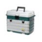 PLANO VALIGETTA FOUR-DRAWER TACKLE BOX GREEN/SILVER