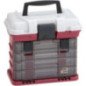 PLANO VALIGETTA 4-BY 3500 SIZE RED/SILVER RACK SYSTEM