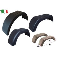 GFN COPPIA PARAFANGO IN PLASTICA PER RIMORCHI