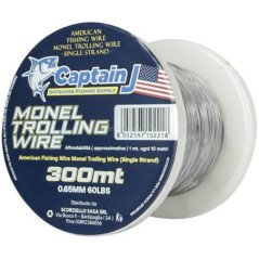 CAPTAIN J MONEL TROLLING WIRE 300MT 0.65MM 60LBS