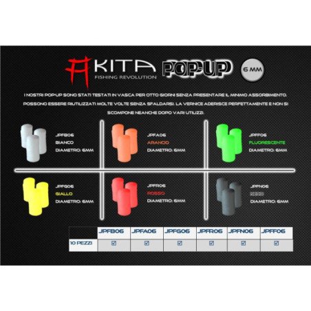 AKITA POP-UP ZATTERINO LUMINOSO 4MM