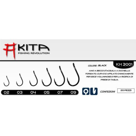 AKITA AMI KISU HOOKS KH 3001 20PZ