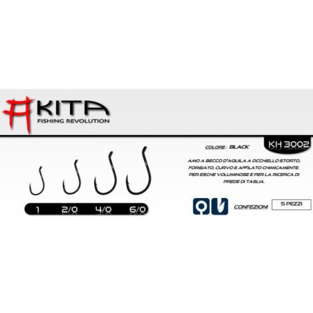 AKITA AMI KISU HOOKS KH 3002 5PZ