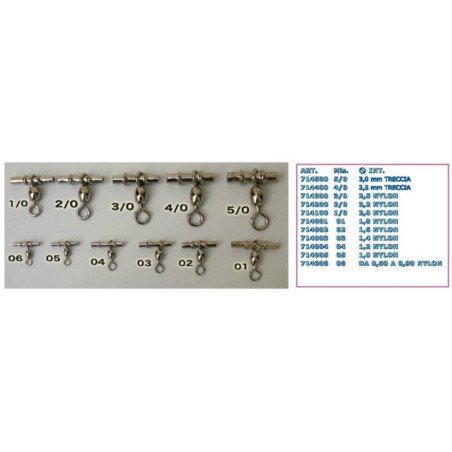 GIRELLE CRANE CON TUBO 100 PEZZI