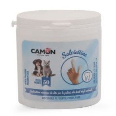 CAMON SALVIETTINE DA DITO PER LA PULIZIA DENTALE 50PZ
