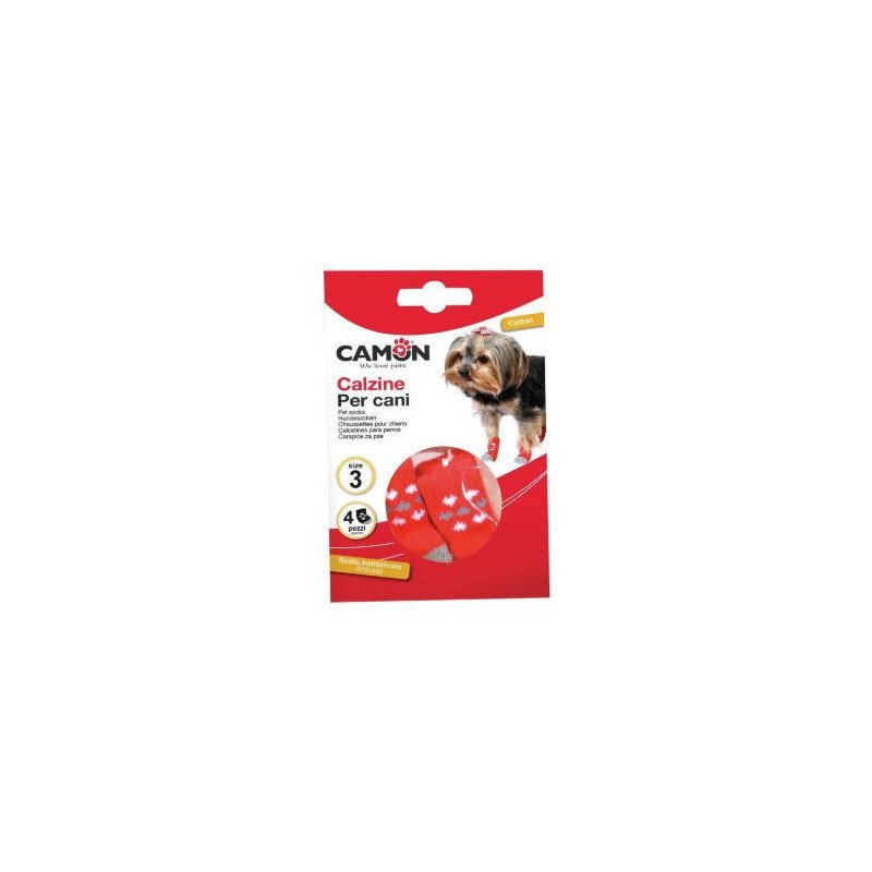 CAMON CALZINI ROSSI PER CANI