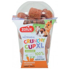 ZOLUX NUTRIMEAL CRUNCHY CUP XL CAROTA 110GR